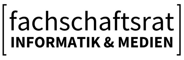 Das Bild zeigt das Logo des FachschaftsRates Informatik und Medien.