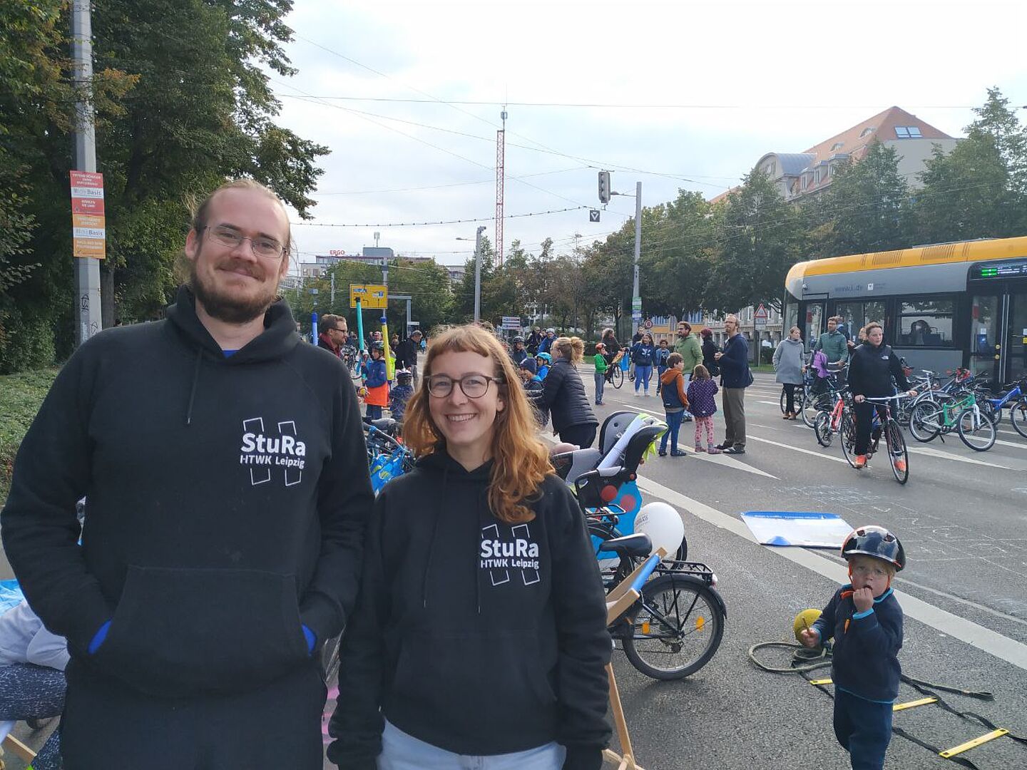 Julian und Corina auf dem Ring